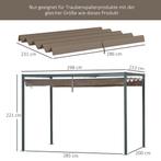 TRUUSK Vervangend Dak Voor 2,85 X 2 M Pergola, Waterafstoten, Tuin en Terras, Partytenten, Verzenden, Nieuw