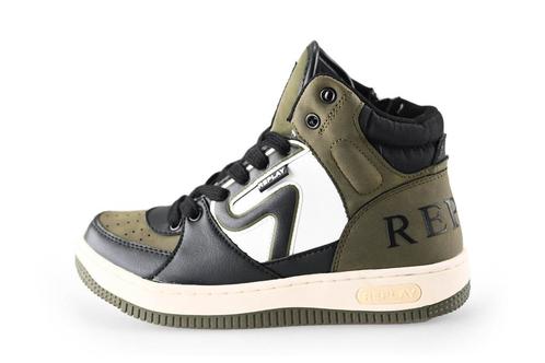 Replay Hoge sneakers in maat 34 Zwart | 10% extra korting, Kinderen en Baby's, Kinderkleding | Schoenen en Sokken, Jongen of Meisje