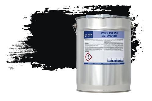 Wixx PU 150 Betonverf RAL 9005 | Gitzwart 10L, Doe-het-zelf en Verbouw, Verf, Beits en Lak, Verf, Zwart, Nieuw, 5 tot 10 liter