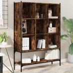 vidaXL Boekenkast 102x30x141,5 cm bewerkt hout gerookt, Huis en Inrichting, Verzenden, Nieuw, Overige houtsoorten