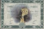 Chicken Club share certificate, USA 1992, Ophalen of Verzenden, 1970 tot heden, Overige typen