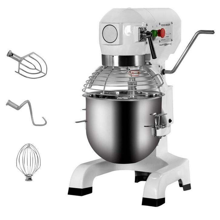 GGM Gastro | Planeetmenger - 27 liter - 1,1 kW - incl. 3 |, Witgoed en Apparatuur, Keukenmixers, Nieuw, Verzenden