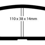 EBC 08-10 Subaru Impreza 2.5 Bluestuff Rear Brake Pads -, Ophalen of Verzenden, Nieuw