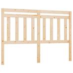 Houten Hoofdbord 126cm - Retourdeal - Upgrade je Bed!, Huis en Inrichting, Slaapkamer | Bedden, Nieuw, Ophalen of Verzenden, Hout