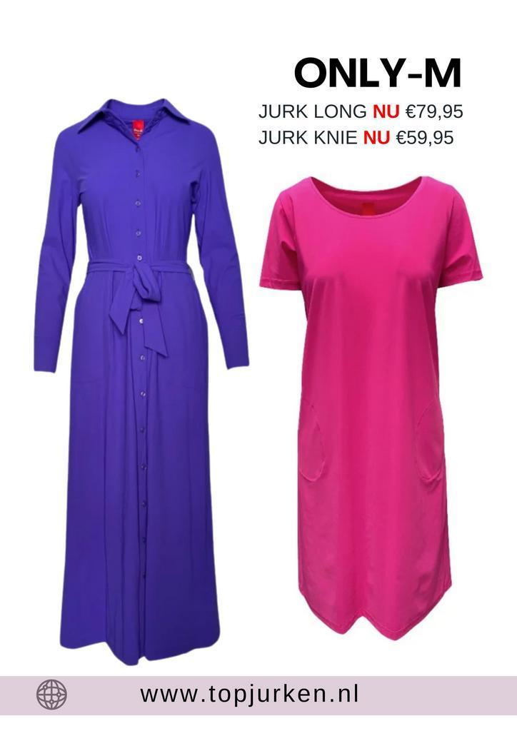 Only M tot 70% SALE | travelstof jurken | Achteraf betalen, Kleding | Dames, Jurken, Knielengte, Overige kleuren, Maat 38/40 (M)