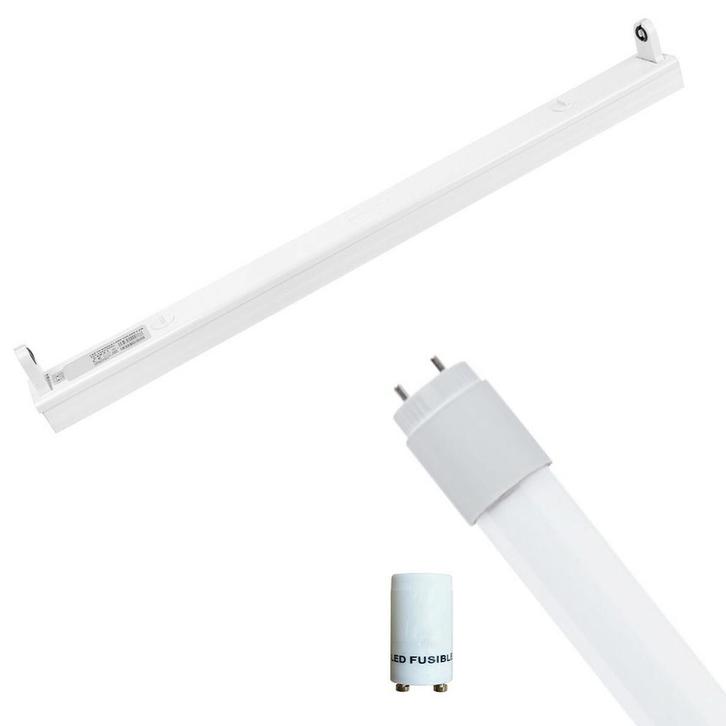 LED TL Armatuur met T8 Buis Incl. Starter - Aigi Dybolo -, Huis en Inrichting, Lampen | Overige, Nieuw, Ophalen of Verzenden