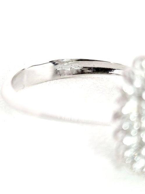 Ring - 18 karaat Witgoud Aquamarijn - Diamant, Sieraden, Tassen en Uiterlijk, Ringen