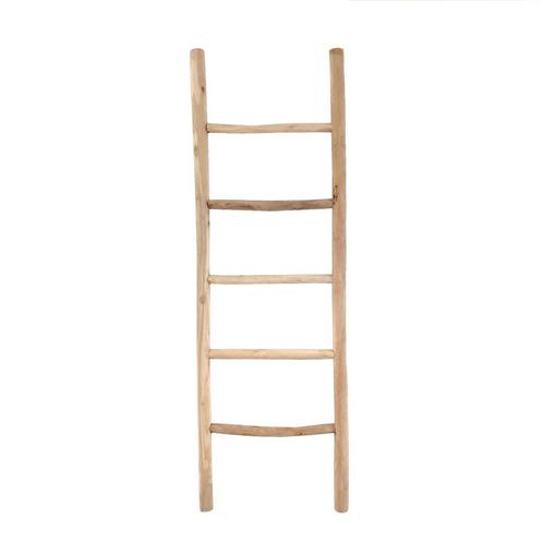 Decoratie ladder | Naturel Eiken-Look | 50x5x150, Huis en Inrichting, Badkamer | Badtextiel en Accessoires, Wit, Nieuw, Verzenden