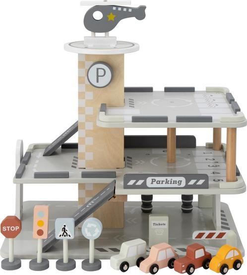 Tryco Houten Garage incl. Speeltjes TR-303024, Kinderen en Baby's, Speelgoed | Houten speelgoed, Nieuw, Verzenden