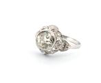 Ring - 18 karaat Witgoud Diamant (Natuurlijk) - Diamant, Nieuw