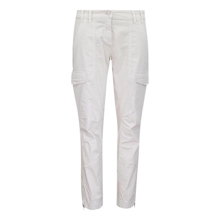 Cambio • Lotta cargo broek in ecru • 36, Kleding | Dames, Broeken en Pantalons, Wit, Nieuw, Maat 36 (S), Verzenden
