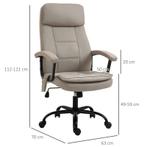 TRUUSK Bureaustoel Massage In Hoogte Verstelbare Directiesto, Huis en Inrichting, Bureaustoelen, Verzenden, Nieuw