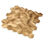 Zelfklevend Mozaïek Hexagon Gold, Huis en Inrichting, Ophalen of Verzenden, Nieuw