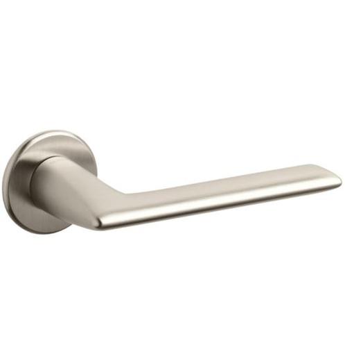 Olivari Deurkruk / Deurklink Tecno op rozet nikkel mat, Doe-het-zelf en Verbouw, Hang- en Sluitwerk, Nieuw, Ophalen of Verzenden