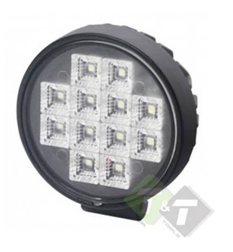 LED Werklamp Met Schakelaar - 12 LEDS - Rond - 12 Watt - Led, Doe-het-zelf en Verbouw, Bouwverlichting, Overige typen, Nieuw, Minder dan 50 watt