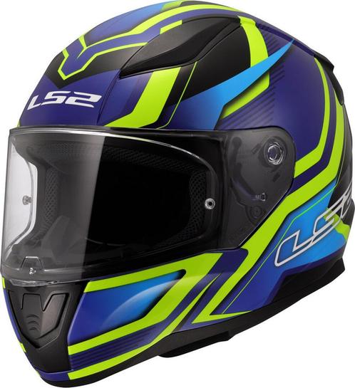 LS2 FF353 Rapid II Flitz H-Vis Geel Blauw 06 Integraalhelm, Motoren, Kleding | Motorhelmen, Integraalhelm, Heren, XXL, Nieuw met kaartje
