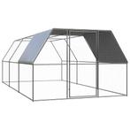 vidaXL Kippenhok 3x6x2 m gegalvaniseerd staal, Verzenden, Nieuw