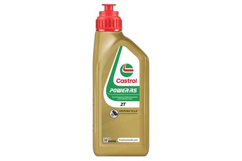 Castrol 2-takt olie Power 1 RS 1 liter (mengsmering), Fietsen en Brommers, Brommeronderdelen | Algemeen, Nieuw, Ophalen of Verzenden