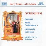 cd - Ockeghem - Requiem / Missa Prolationum / Intemerata..., Verzenden, Zo goed als nieuw