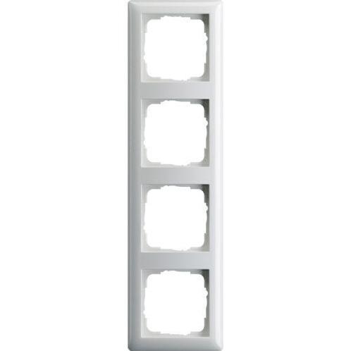 GIRA Standard 55 Afdekraam 4 voudig Zuiver wit 021403, Doe-het-zelf en Verbouw, Elektra en Kabels, Nieuw, Ophalen of Verzenden