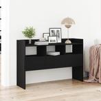 vidaXL Zwarte Eik Sidetable 105x30x70 cm Geengineerd Hout, Minder dan 50 cm, Verzenden, Nieuw, Minder dan 100 cm