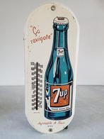 Zeldzaam Seven Up Reclame & Thermometer, 1950 - Reclamebord