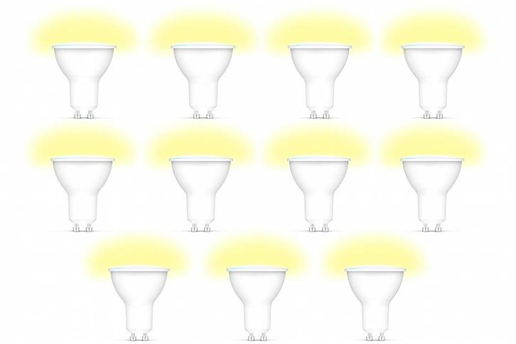 10x Qnect Smart Wi-Fi LED-lamp - GU10 - 4,5W, Huis en Inrichting, Lampen | Overige, Nieuw, Verzenden