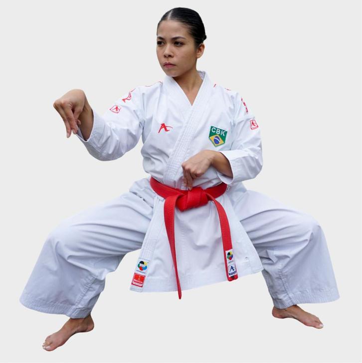 Arawaza kata-karatepak dames  | WKF | Wit (Maat: 160), Sport en Fitness, Vechtsporten en Zelfverdediging, Vechtsportpak, Nieuw