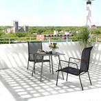 TRUUSK Tuintafel Staal 80 X 80 X 74 Cm Weerbestendig Buffett, Tuin en Terras, Overige Tuin en Terras, Verzenden, Nieuw