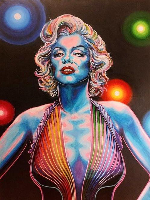Andor Primász - Showgirl, Antiek en Kunst, Kunst | Schilderijen | Modern