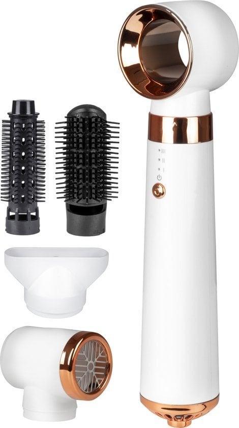 2dekans | Nuvance - Fohnborstel met 5 Opzetstukken -, Sieraden, Tassen en Uiterlijk, Uiterlijk | Haarverzorging, Zo goed als nieuw