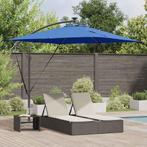 vidaXL Cantilever Banana Parasol Blauw 249 x 249 x 250 cm, Verzenden, Nieuw, 2 tot 3 meter