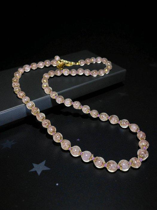 vetro di Murano - Halsketting - Roze Murano-glazen parels, Antiek en Kunst, Antiek | Glas en Kristal