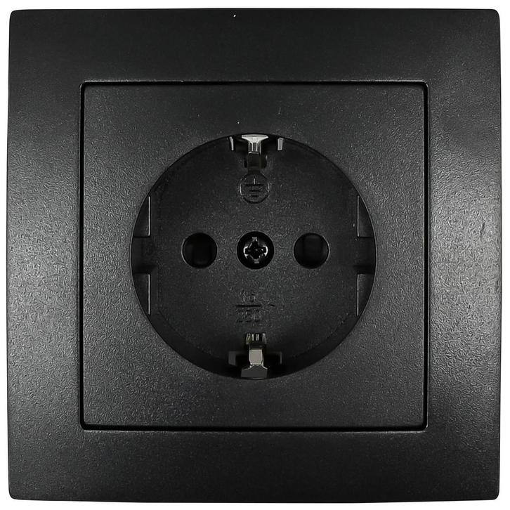 Benson Stijlvolle inbouw wandcontactdoos met randaarde -..., Doe-het-zelf en Verbouw, Elektra en Kabels, Nieuw, Ophalen of Verzenden