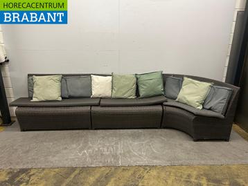 Loungebank Zitbank 3 delen 340 cm Tuin Terras Horeca beschikbaar voor biedingen