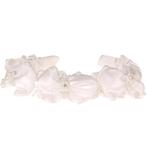 Diadeem ivoor met strikjes NIEUW, Ophalen of Verzenden, Nieuw, Wit