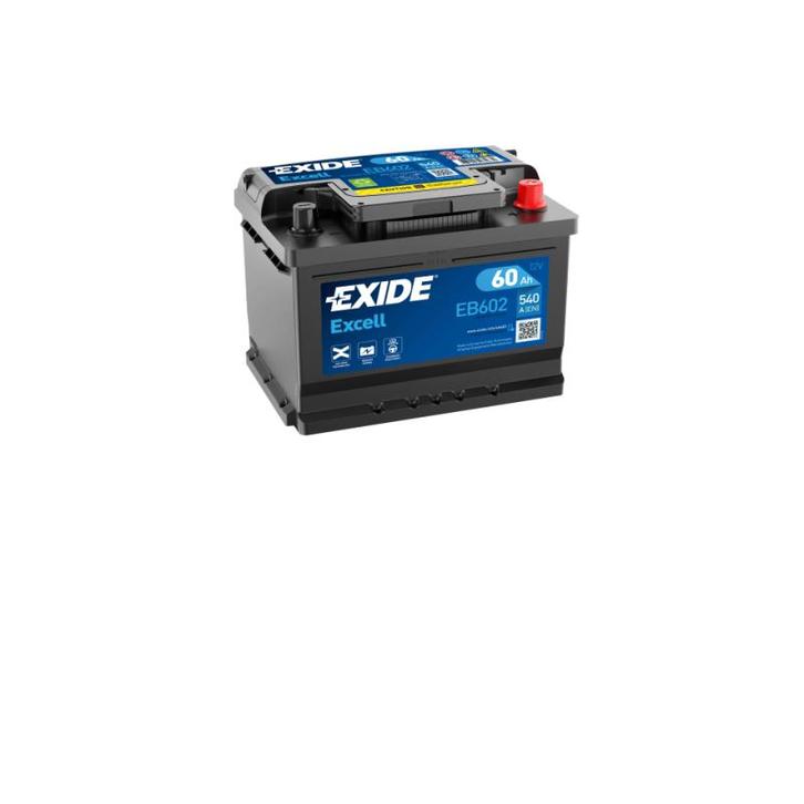 Exide Excell accu | EB602 | 12V 60Ah, Auto-onderdelen, Accu's en Toebehoren, Ophalen of Verzenden