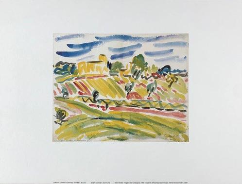 Erich Heckel - Hills in the Campagna, 1909 - Artprint - 30 x, Antiek en Kunst, Kunst | Tekeningen en Foto's