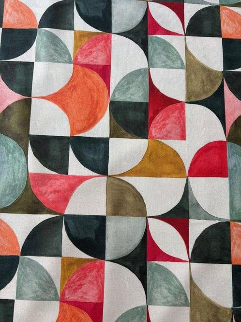 Uitsluitend Panama 100% katoen OEKO-TEX geweven Geometrisch, Antiek en Kunst, Antiek | Kleden en Textiel