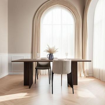 SALE! Rechthoekige Eettafel Clay, 200cm, Bruin notenhout beschikbaar voor biedingen