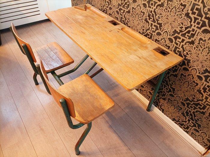 Marko Holland - Bureau - Metaal, Beuken - Vintage twin, Antiek en Kunst, Curiosa en Brocante