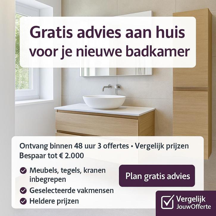 Gratis badkamer advies aan huis – vergelijk offertes, Diensten en Vakmensen, Aannemers, Nieuwbouw of Opbouw, Onderhoud of Restauratie
