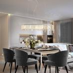 vidaXL Plafondlamp met kristallen kralen 104 cm, Verzenden, Nieuw