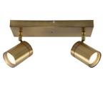 Moderne badkamer plafondlamp messing, Ciara, IP44, Huis en Inrichting, Lampen | Plafondlampen, Ophalen of Verzenden, Nieuw, Metaal