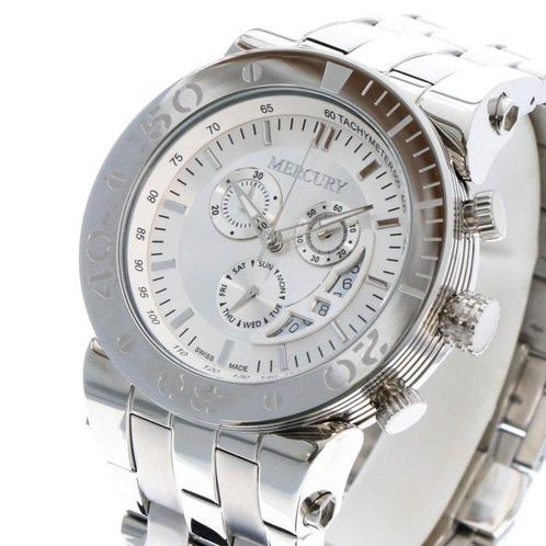 Mercury - Swiss Chronograph - ME10220-SS-1 - Zonder, Sieraden, Tassen en Uiterlijk, Horloges | Heren