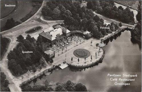 GRONINGEN - Paviljoen Stadspark Café Restaurant Groningen, Verzamelen, Ansichtkaarten | Nederland, Verzenden