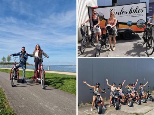 Elektrische fiets/scooter huren bij Carlos Bikes, Fietsen en Brommers, Snorfietsen en Snorscooters, Nieuw