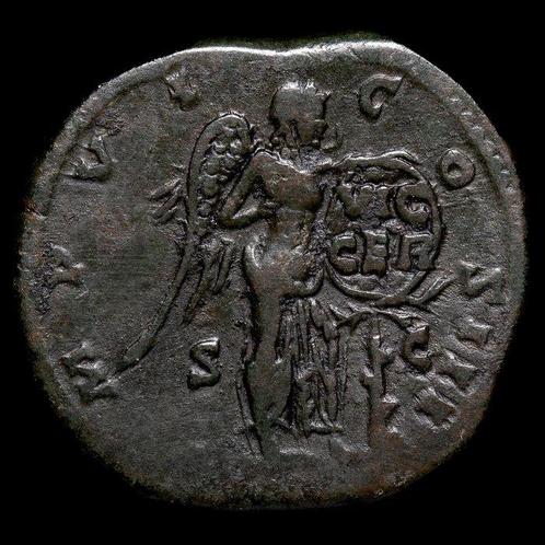 Romeinse Rijk. Marcus Aurelius (AD 161-180). Sestertius Rome, Postzegels en Munten, Munten | Europa | Niet-Euromunten