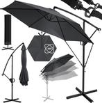 Zweefparasol met voet 300cm x 300cm - parasol 360°, Tuin en Terras, Tuinsets en Loungesets, Verzenden, Nieuw