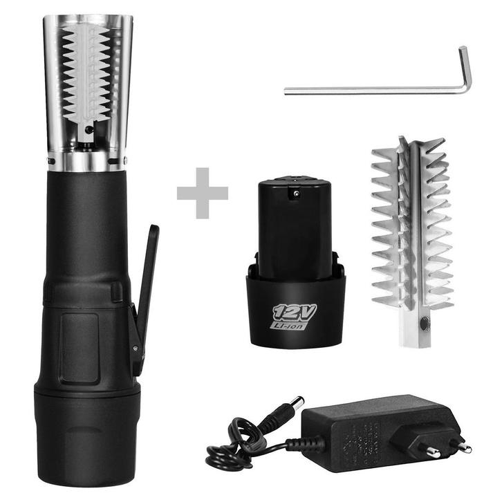 GGM Gastro | Elektrische visontschubber - 75W - met accu en, Zakelijke goederen, Horeca | Keukenapparatuur, Nieuw in verpakking